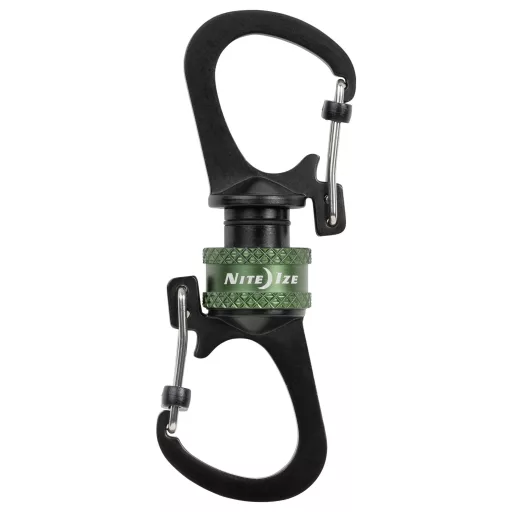 NITE Ize Mágneses kulcstartó NI-MSBL-08-R7 Fekete, Olivazöld 1 db
