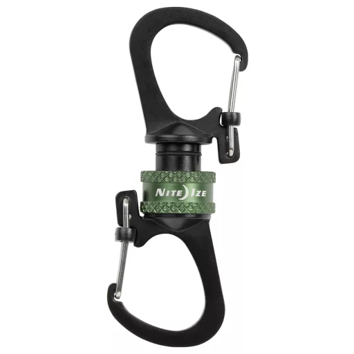 NITE Ize Mágneses kulcstartó NI-MSBL-08-R7 Fekete, Olivazöld 1 db