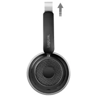 LogiLink BT0072 Over Ear fejhallgató Bluetooth® Fekete