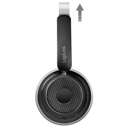 LogiLink BT0072 Over Ear fejhallgató Bluetooth® Fekete