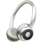 LogiLink BT0072BR Over Ear fejhallgató Bluetooth® Ezüst