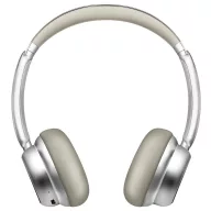 LogiLink BT0072BR Over Ear fejhallgató Bluetooth® Ezüst