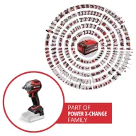   Einhell Professional TP-CW 18/260-C Li BL - Solo 4510090 Akkus ütvecsavarozó 18 V Vele szállított akkuk száma 0 2.5 Ah Lítiumion kefe nélkül, akku nélkül,