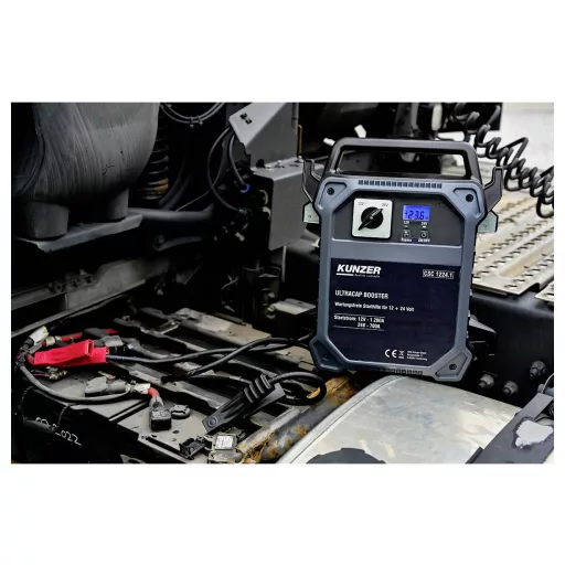 Kunzer CSC 1224.1 Autós töltőkészülék, Gyorsindító rendszer