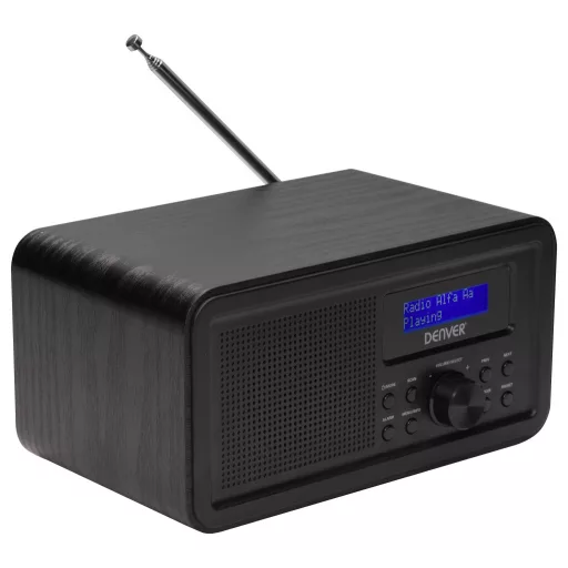 Denver DAB-30B Asztali rádió DAB, DAB+, FM DAB+ Ébresztő funkció Fekete