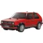 Tamiya 1:10 RC modellautó Elektro Közúti modell VW Golf II GTI 16V MB-01 2WD Piros Brushed 2WD építőkészlet 2,4 GHz Előre lakkozva