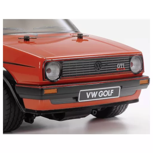 Tamiya 1:10 RC modellautó Elektro Közúti modell VW Golf II GTI 16V MB-01 2WD Piros Brushed 2WD építőkészlet 2,4 GHz Előre lakkozva