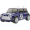 Tamiya 1:10 RC modellautó Elektro Közúti modell RC Mini Cooper Racing MB-01 Kék 2WD első meghajtás építőkészlet 2,4 GHz