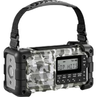   Sangean MMR-99 DAB+ Camo Vészhelyzeti rádió DAB+, URH AUX, USB, Bluetooth® Napelem, Kézi kurbli, Akkutöltő funkció Arctic Camo