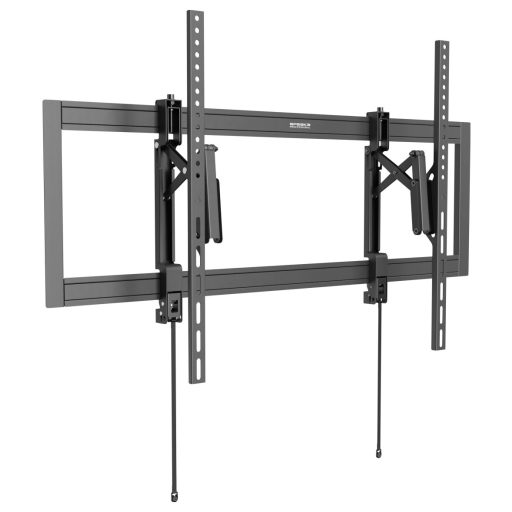 SpeaKa Professional SP-TVM-1500 TV fali tartó Lopás elleni védelemmel 139,7 cm (55) - 267,0 cm (105) Dönthető, Csuklóval mozgatható