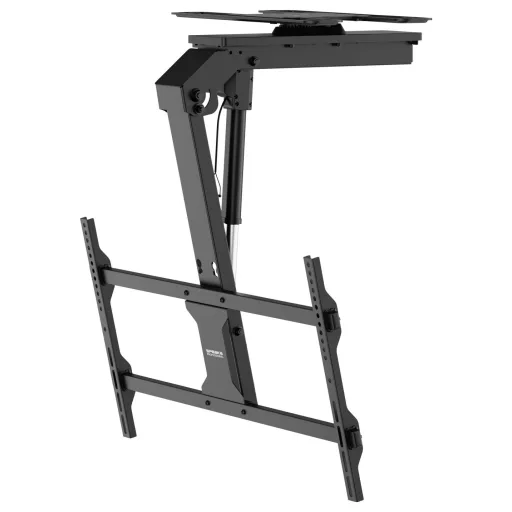 SpeaKa Professional TV mennyezeti tartó Csuklóval mozgatható, Dönthető, elektromosan motorizált, Vezérlés alkalmazáson keresztül 109,2 cm (43) - 218,4 cm (86”)