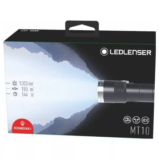 Ledlenser MT10 LED Kézilámpa Akkuról üzemeltetett 1000 lm 156 g