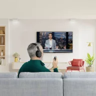   Hama Over Ear fejhallgató Vezetékes Fekete Hangerő szabályozás TV