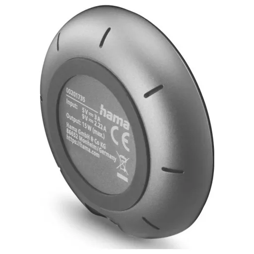 Hama indukciós akkutöltő 3 A 00201735 Kimenetek Standard indukciós töltés Fekete