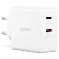   Lenovo G0A6065WEU USB-s töltőkészülék 45 W, 18 W 2x USB-C® Fehér Aljzat dugó, Beltér GaN