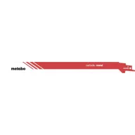   Metabo 626570000 Szablyafűrészlap &quot karbidfém&quot  300 x 1,25 mm Fűrészlap hossz 300 mm 1 db