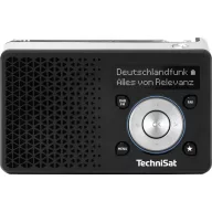   TechniSat DIGITRADIO 1 A Akkus rádió DAB+, FM DAB+, URH Újratölthető Fekete, Ezüst