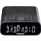 Lenco Rádiós ébresztőóra DAB, URH, DAB+ Bluetooth®, AUX, DAB, DAB+, URH Ébresztő funkció Fekete