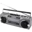 soundmaster Retro kazettás magnó rádióval DAB+, FM Kazetta, DAB+, URH, Bluetooth®, AUX
