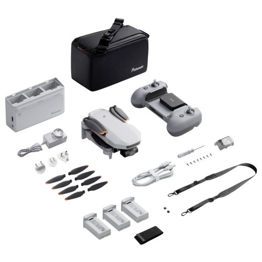 Potensic ATOM 2 Fly More Combo Quadrokopter RtF Kamerás repülés, GPS funkció Szürke