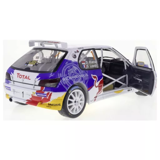 Solido Személygépkocsi modell Peugeot 306 Maxi #1 fehér Kész modell Személygépkocsi modell
