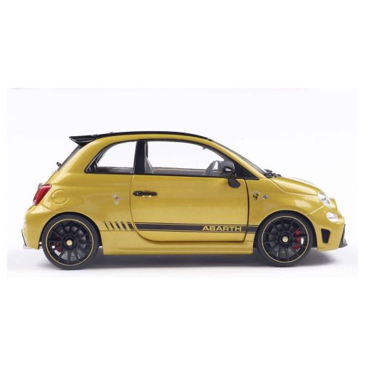 Solido Személygépkocsi modell Fiat F595 ABARTH SOLIDO WORKS sárga Kész modell Személygépkocsi modell