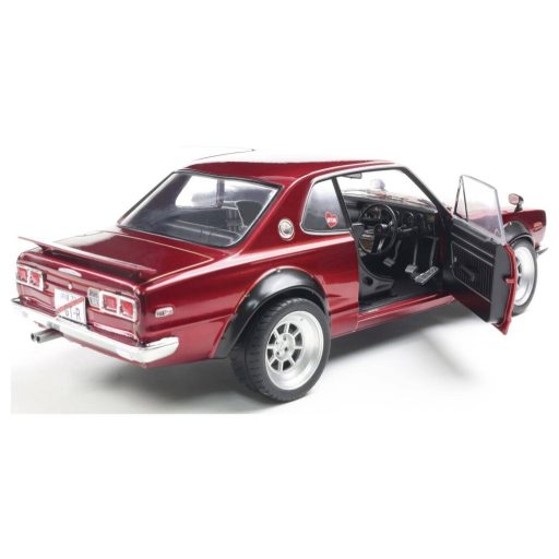 Solido Személygépkocsi modell Nissan Skyline (C10) HAKOSUKA piros Kész modell Személygépkocsi modell