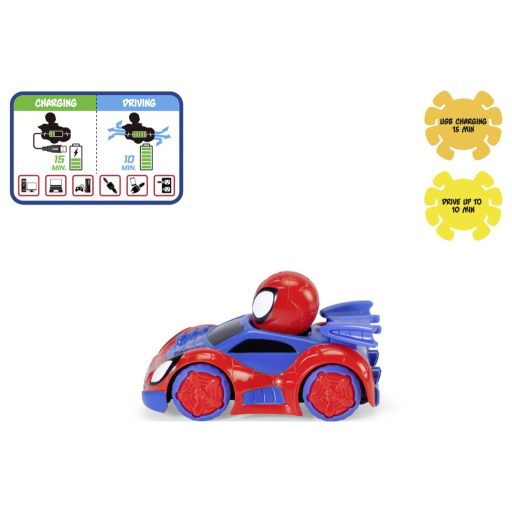 Dickie Toys 203222006 RC Spidey Web-Crawler 1:50 RC kezdő modellautó Elektro Versenyautó