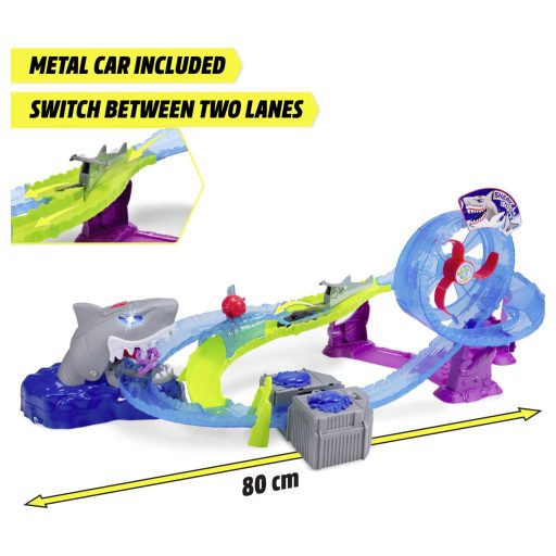 Dickie Toys Fehér cápa pályakészlet #####Auto-Rennbahn