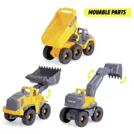   Dickie Toys Volvo Volvo Kemény Munkaerő Kész modell Építkezésnél használt jármű modell