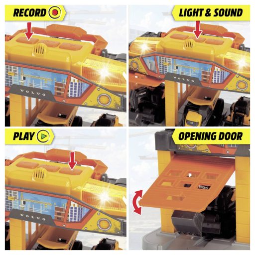 Dickie Toys Volvo Mikro Építőipari Állomás Kész modell #####Auto-Station