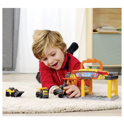 Dickie Toys Volvo Mikro Építőipari Állomás Kész modell #####Auto-Station