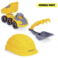   Dickie Toys Volvo Kemény szállító játékkészlet Kész modell #####Baustellen-Set