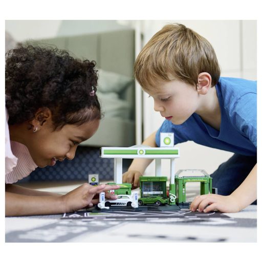 Majorette Benzinkút BP + 1 jármű #####Tankstellen-Set