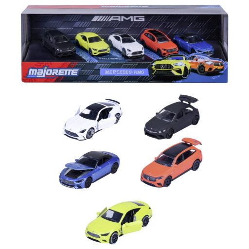 Majorette Mercedes Benz Mercedes-AMG 5 darabos ajándékcsomag Kész modell Személygépkocsi modell
