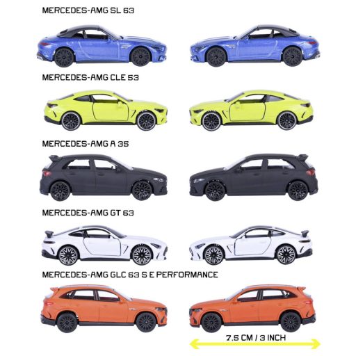 Majorette Mercedes Benz Mercedes-AMG 5 darabos ajándékcsomag Kész modell Személygépkocsi modell