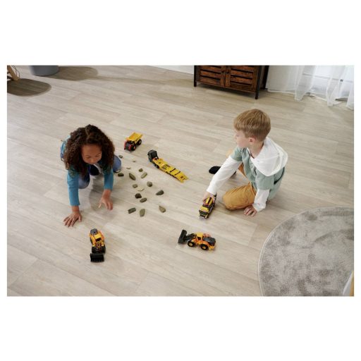 Majorette Volvo FH16 teherautó + kerekes rakodó Kész modell Építkezésnél használt jármű modell