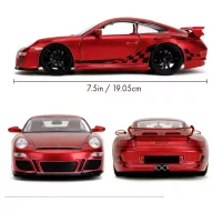  JADA TOYS Porsche Rózsaszín slip-on cipők, 911 GT3 997 Kész modell Személygépkocsi modell