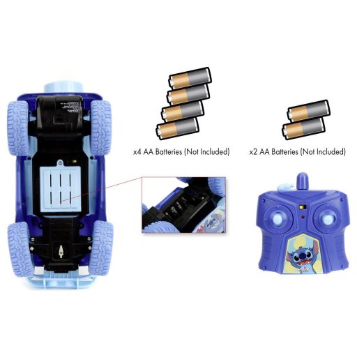 JADA TOYS 9336065314R00 Stitch RC Jeep 1:16 1:16 RC kezdő modellautó Elektro Terepjáró