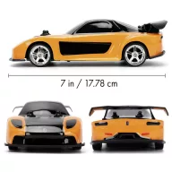   JADA TOYS 9336313314R00 Fast&Furious RC Drift Mazda RX-7 1:24 RC kezdő modellautó Elektro Sportkocsi