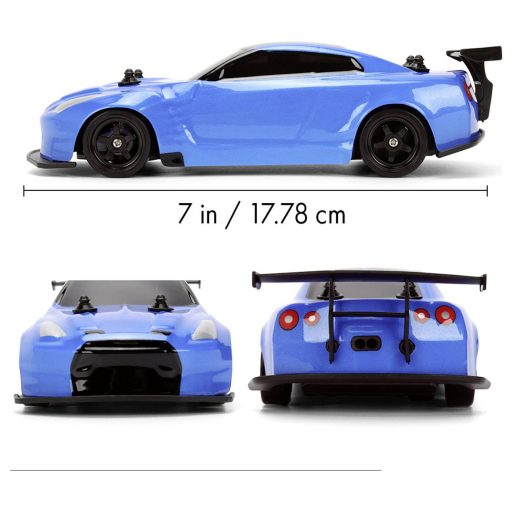JADA TOYS 9336314314R00 Fast&Furious RC Drift 2009 Nissan 1:24 RC kezdő modellautó Elektro Sportkocsi