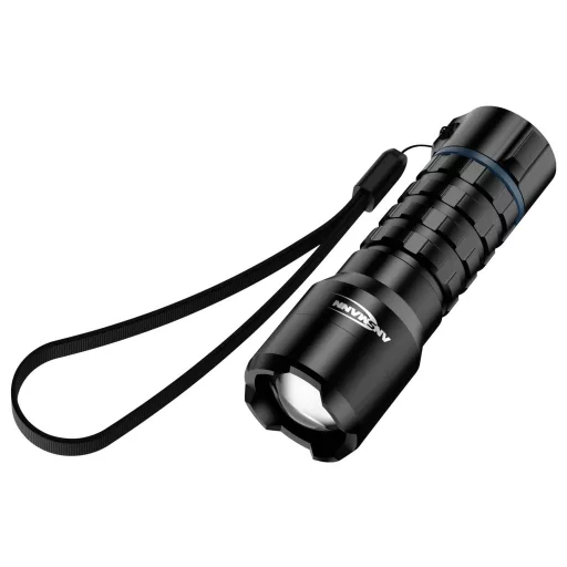 Ansmann LED Taschenlampe Survival TS450RF wiederaufladbar SMD LED Kézilámpa Li-ion akkuk 11.5 óra 72 g