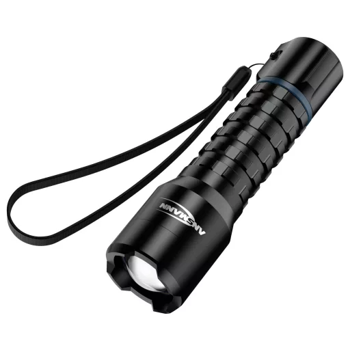 Ansmann LED Taschenlampe Survival TS1000RF wiederaufladbar SMD LED Kézilámpa Li-ion akkuk 20.5 óra 158 g