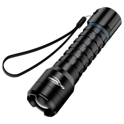 Ansmann LED Taschenlampe Survival TS3000RF wiederaufladbar SMD LED Kézilámpa Li-ion akkuk, vagy elemes működés 15 óra 223 g