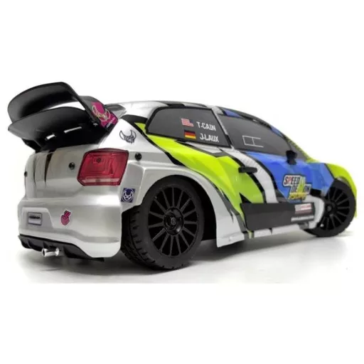 Absima 1:12 RC modellautó Elektro Rally 1:12 EP Rally Car Speed Demon 4WD BL RTR Fehér Brushless 4WD RtR 2,4 GHz Akkuval és töltőkészülékkel