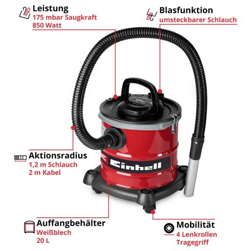 Einhell TC-AV 2032 DW 2351667 Hamu szívó 20 l