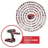   Einhell Professional TP-CD 18/70 Li-i BL (2x2,0Ah) 2 sebességfokozat-Akkus ütvefúró-csavarozó Töltővel, 2. akkuval