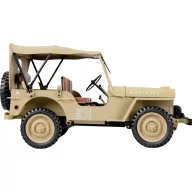   Amewi Jeep Willys MB Scale Crawler 1:14 Brushed RC modellautó Elektro Crawler 4WD RtR 2,4 GHz