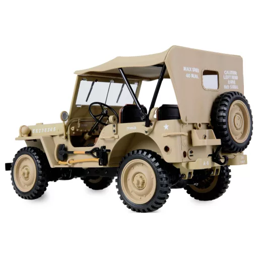 Amewi Jeep Willys MB Scale Crawler 1:14 Brushed RC modellautó Elektro Crawler 4WD RtR 2,4 GHz