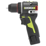   Worx WU927 Akkus ütvecsavarozó, Akkus fúrócsavarozó 12 V 2 Ah, 4 Ah Lítiumion 2. akkuval, Töltővel, tároló dobozzal
